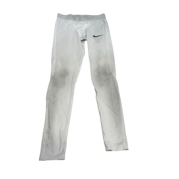 Nike Men’s White Leggings Tight Fit - Picture 1 of 6